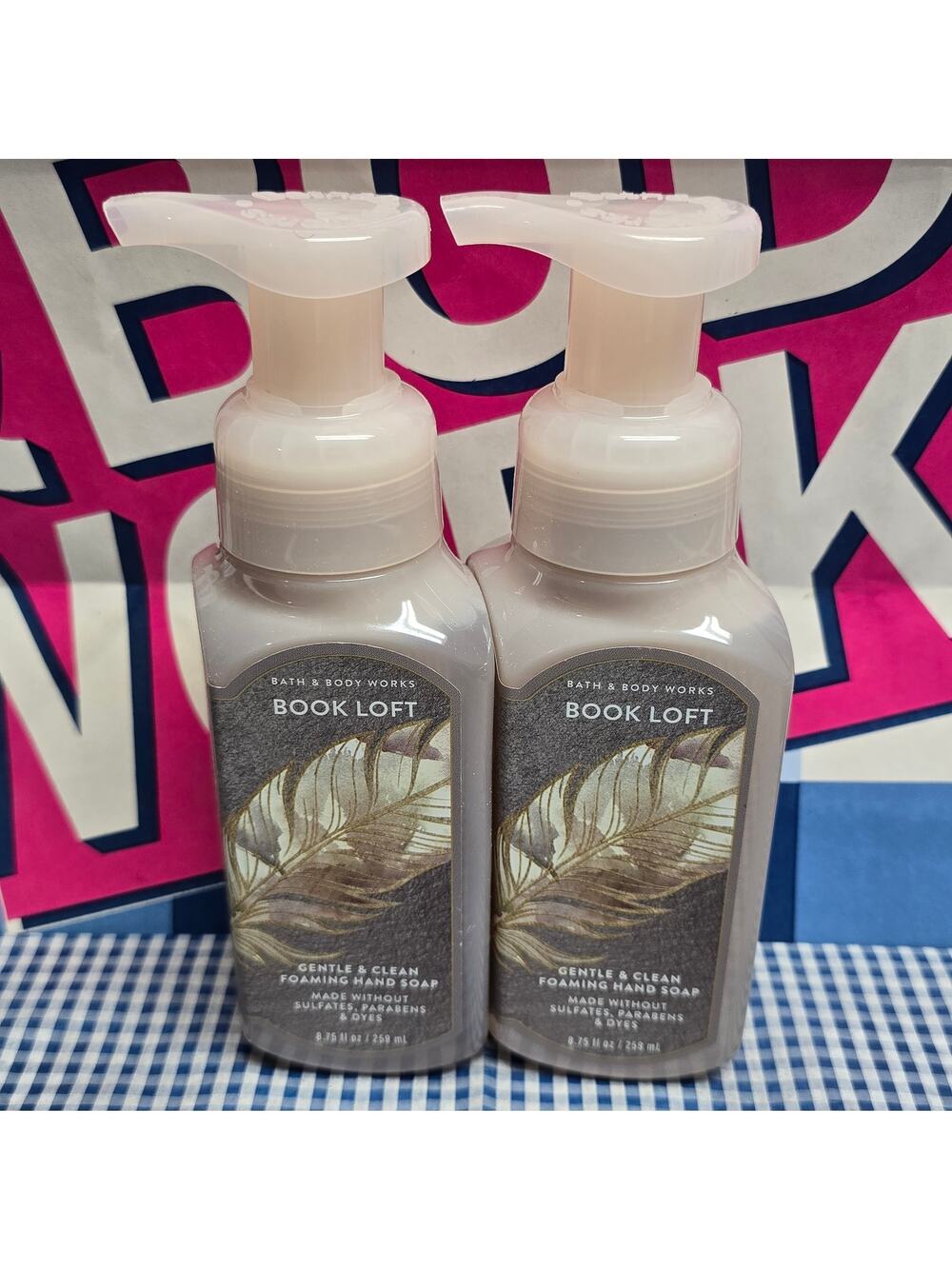 BBW Book Loft Gentle & Clean Foaming Hand Soap 2 Pack White Barn